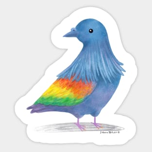 Nicobar Pigeon Sticker